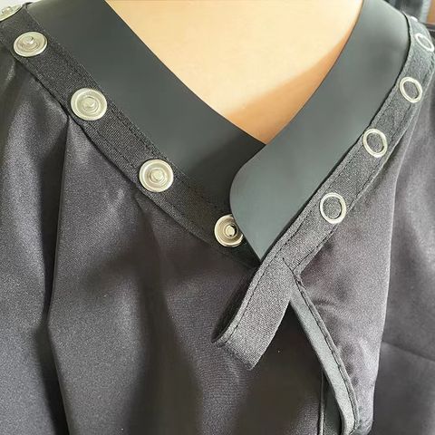 LEVEL 9 STRECH NECK DOMED CAPE BLACK