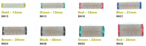 BRUSH ROLLERS 15MM GREEN