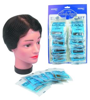 LADY FAYRE LIGHT BROWN  INVISIBLE  HAIR NET
