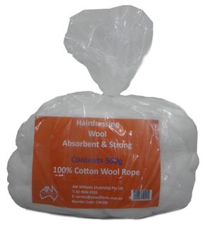 BULK COTTON WOOL 500GRM (1/2 KILO)