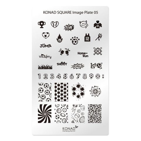 KONAD SQUARE PLATE 5