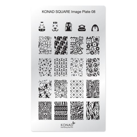 KONAD SQUARE PLATE 8