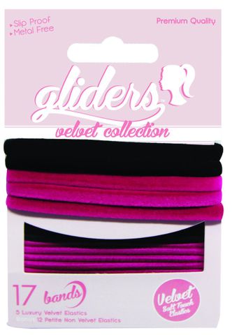 GLIDERS HAIR TIES VELVETS BLACKPINK