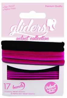 GLIDERS HAIR TIES VELVETS BLACKPINK