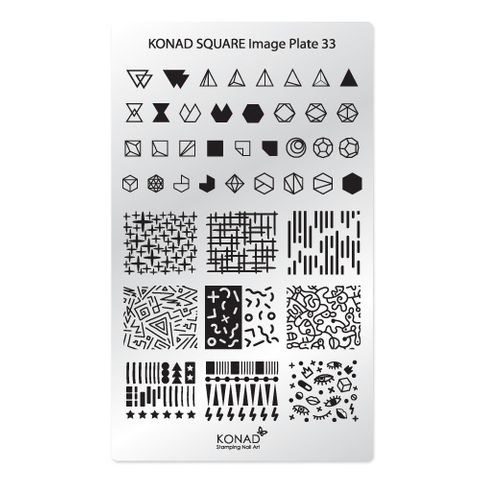 KONAD SQUARE PLATE 33