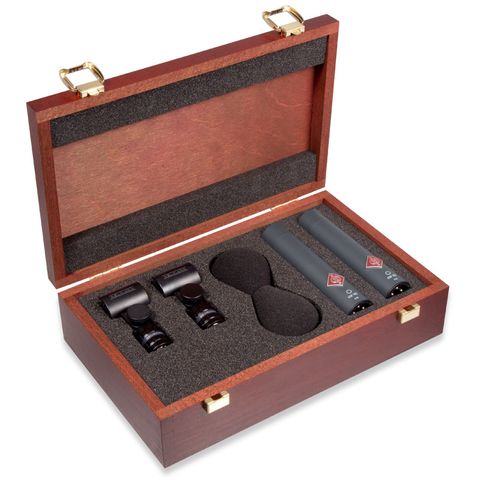 Neumann KM 183 Miniature Microphone - Stereo Set (Black)