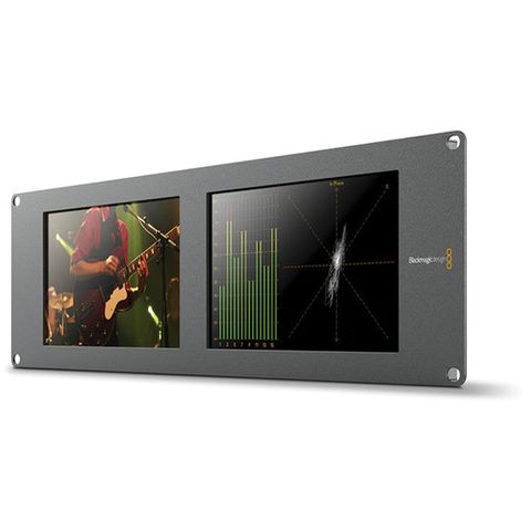 Blackmagic SmartScope Duo 4K Rack-Mounted Dual 6G-SDI Monitors