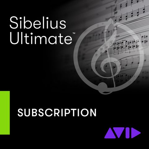 Avid Sibelius Ultimate 1-Year Subscription NEW