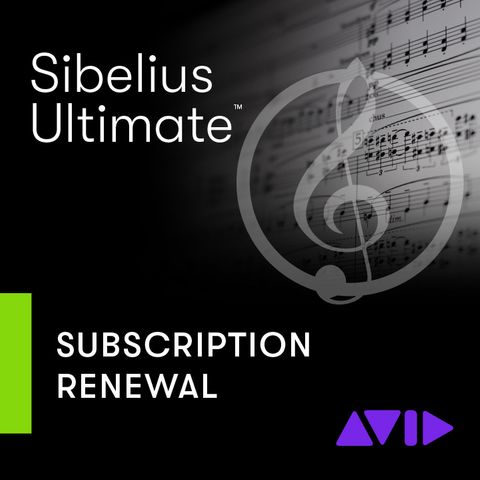 Avid Sibelius | Ultimate 1-Year Subscription RENEWAL