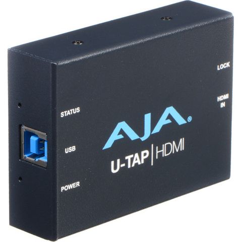 AJA U-TAP-HDMI USB 3.0 Powered HDMI HD/SD Capture Device