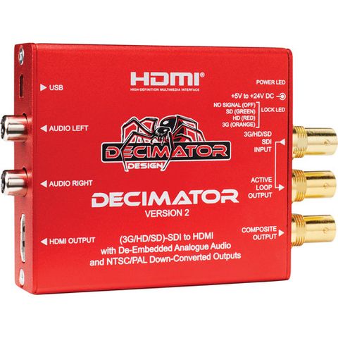 DECIMATOR 2 3G/HD/SD-SDI to HDMI Converter