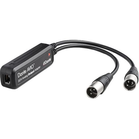 Audinate Dante AVIO 2-Channel XLR Analogue Output Adapter