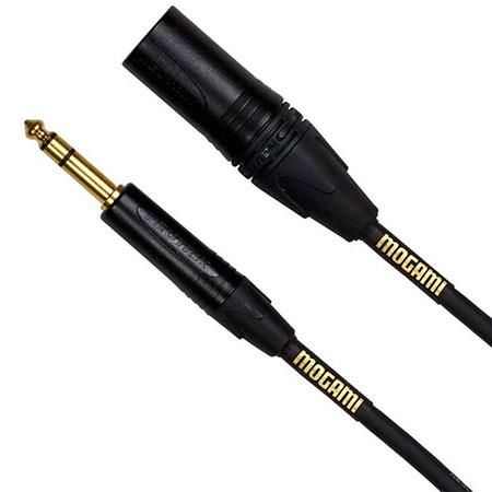 MOGAMI GOLD - 15ft TRS to XLRM Cable