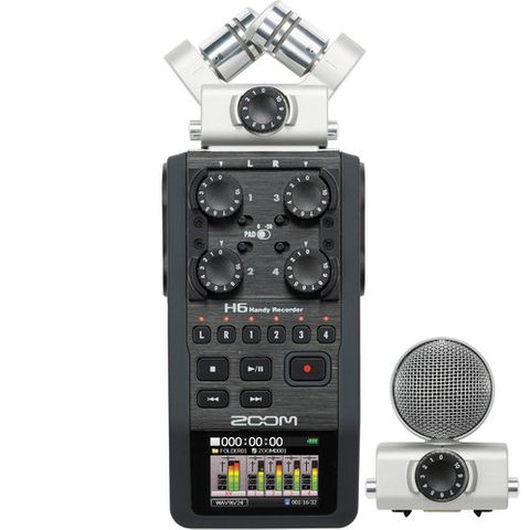 Zoom H6 6-Input / 6-Track Portable Handy Recorder