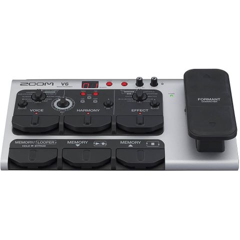 Zoom V6 Vocal Effects Processor with Shotgun Microphone