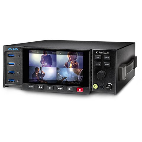 AJA Ki Pro GO2 Multichannel H.265 and H.264 USB 3.0 Recorder & Player