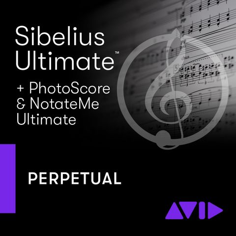 Avid Sibelius Ultimate NEW w PhotoScore & NotateMe Ultimate
