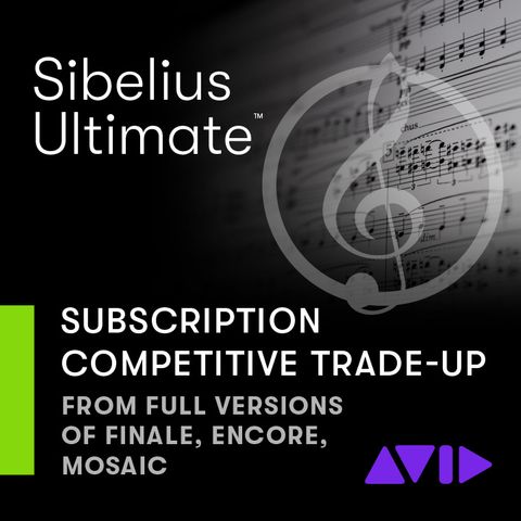 Avid Sibelius Ultimate 1-Year Subscription TRADE-UP