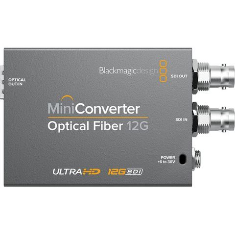 Blackmagic Mini Converter - Optical Fibre 12G
