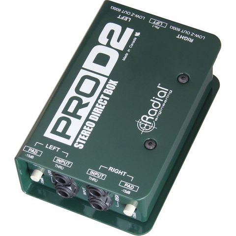 Radial PROD2 Passive 2 channel stereo DI