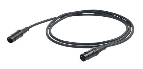 Proel Midi Lead MDIN5 > MDIN5 0.5m BK