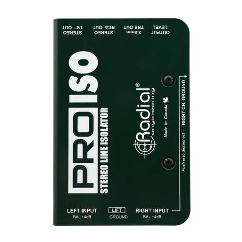 Radial Pro-ISO +4/-10 dB Stereo Line Isolator