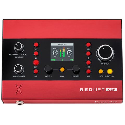 Focusrite RedNet X2P 2x2 Dante Audio Interface