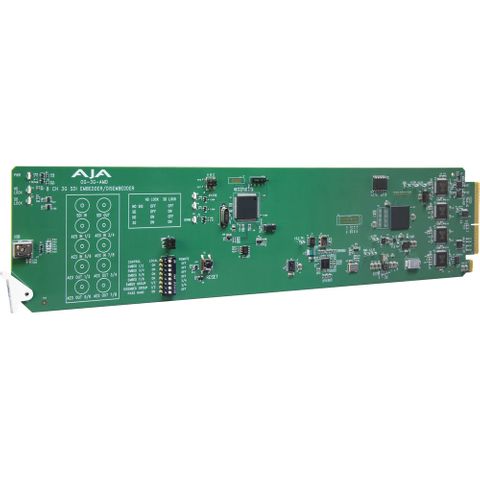 AJA 3G-SDI 8-Channel 24-Bit AES Embedder With Disembedder