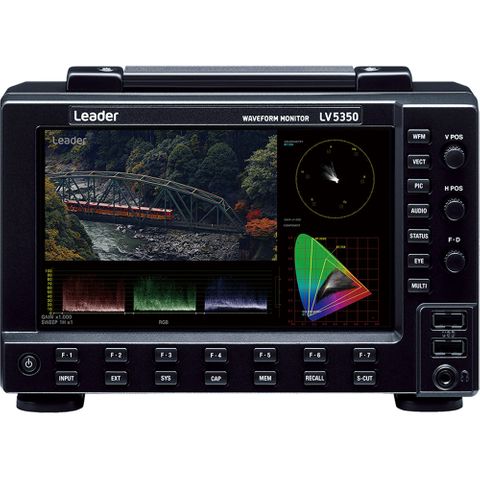 Leader LV5350 Waveform 7" Monitor for SDI Video Signals