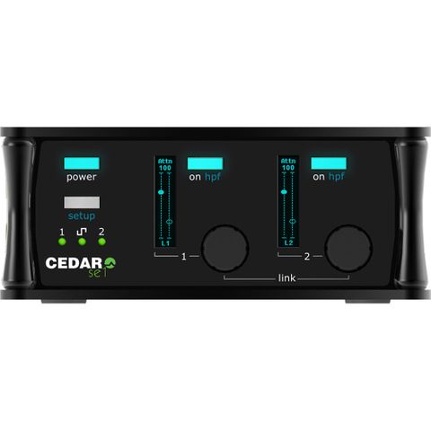 CEDAR Audio SE 1 Portable 2-Channel Speech Enhancer in CEDAR CC 1 case