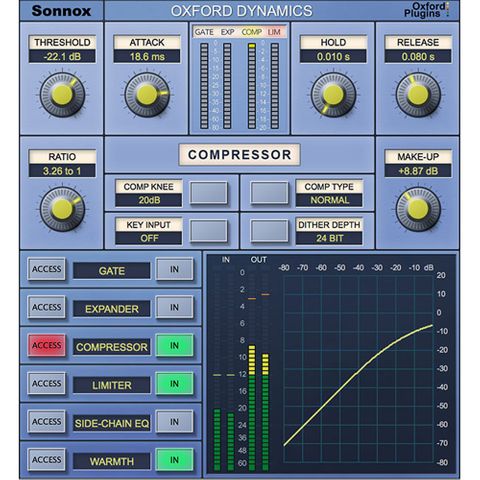 Sonnox Oxford Dynamics - Dynamics Plug-In (Native, Download)