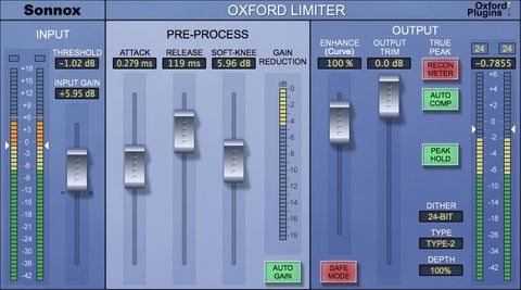 Sonnox Oxford Limiter v4 - Plug-in (Native, Download)