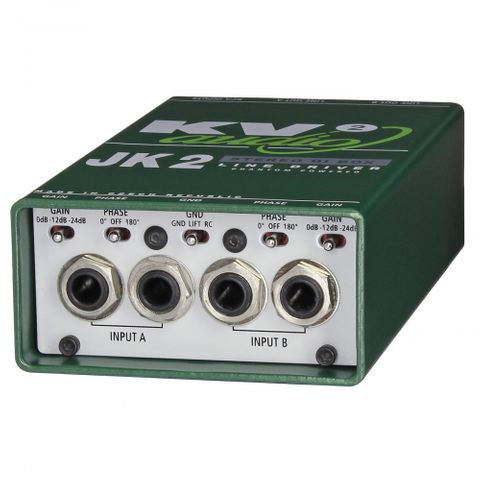 KV2 Audio JK2 - Stereo DI BOX - Line Driver