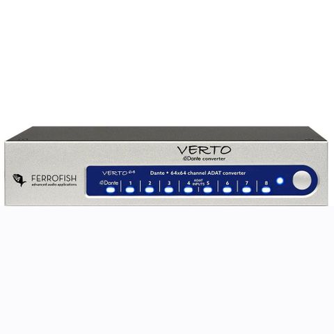 Ferrofish VERTO64 64 CHANNEL ADAT DANTE FORMAT CONVERTER