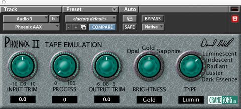 Crane Song Phoenix II - Tape Emulation