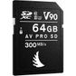 Angelbird 64GB AV Pro Mk2 V90 UHS-II SDXC Memory Card