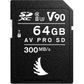Angelbird 64GB AV Pro Mk2 V90 UHS-II SDXC Memory Card