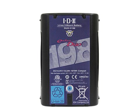 IDX DUO-C198 191Wh Li-ion V-Mount Battery