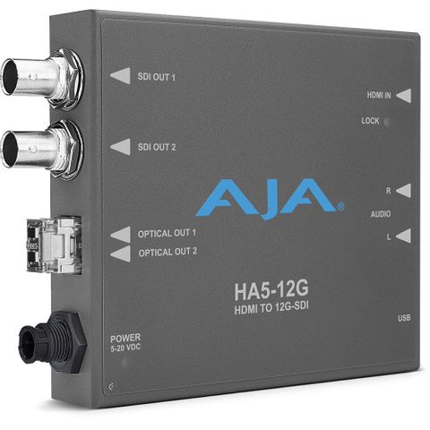 AJA HA5-12G-T with 1 x Fiber Tx