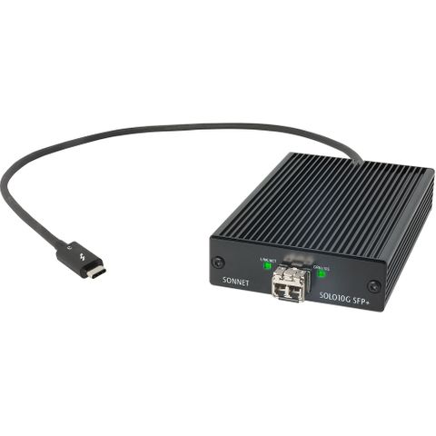 Sonnet Solo 10G Thunderbolt 3 to SFP+ 10GB Ethernet Adapter