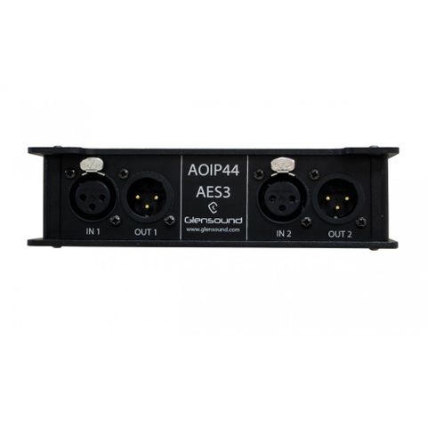 Glensound AoIP44 AES AES3 interface for Dante/ AES67