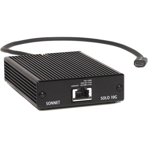 Sonnet Solo TB3 to 10Gb Ethernet Adaptor