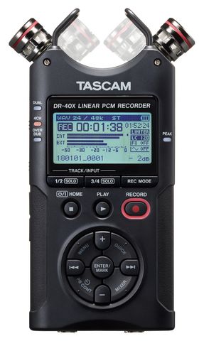 Tascam DR-40X Portable Stereo Recorder 24-bit/96kHz