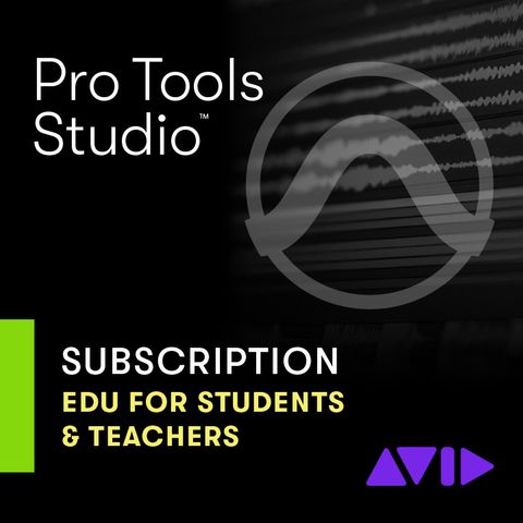 Avid Pro Tools Studio Annual Subscription - New Educational