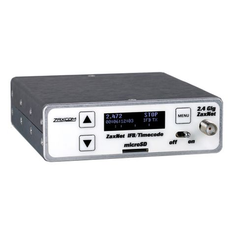 Zaxcom IFB300 audio, timecode & remote control transmitter