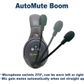 Eartec EVADE Wireless Intercom Single Speaker Remote Headset