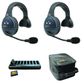 Eartec EVADE EVx2S Wireless Intercom w 2 Single Ear Headsets