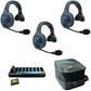 Eartec EVADE EVx3S Wireless Intercom w 3 Single Ear Headsets