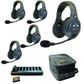 Eartec EVADE EVx5D Wireless Intercom w 5 Dual Ear Headsets