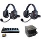 Eartec EVADE Xtreme Wireless Intercom System with 2 Headsets